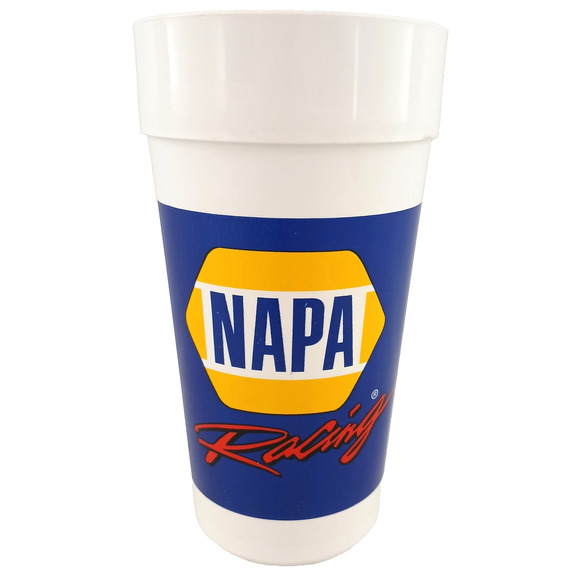 NAPA Racing Plastic Tumbler Cup Blue Yellow Logo Auto Garage NASCAR Collectible - Picture 1 of 7